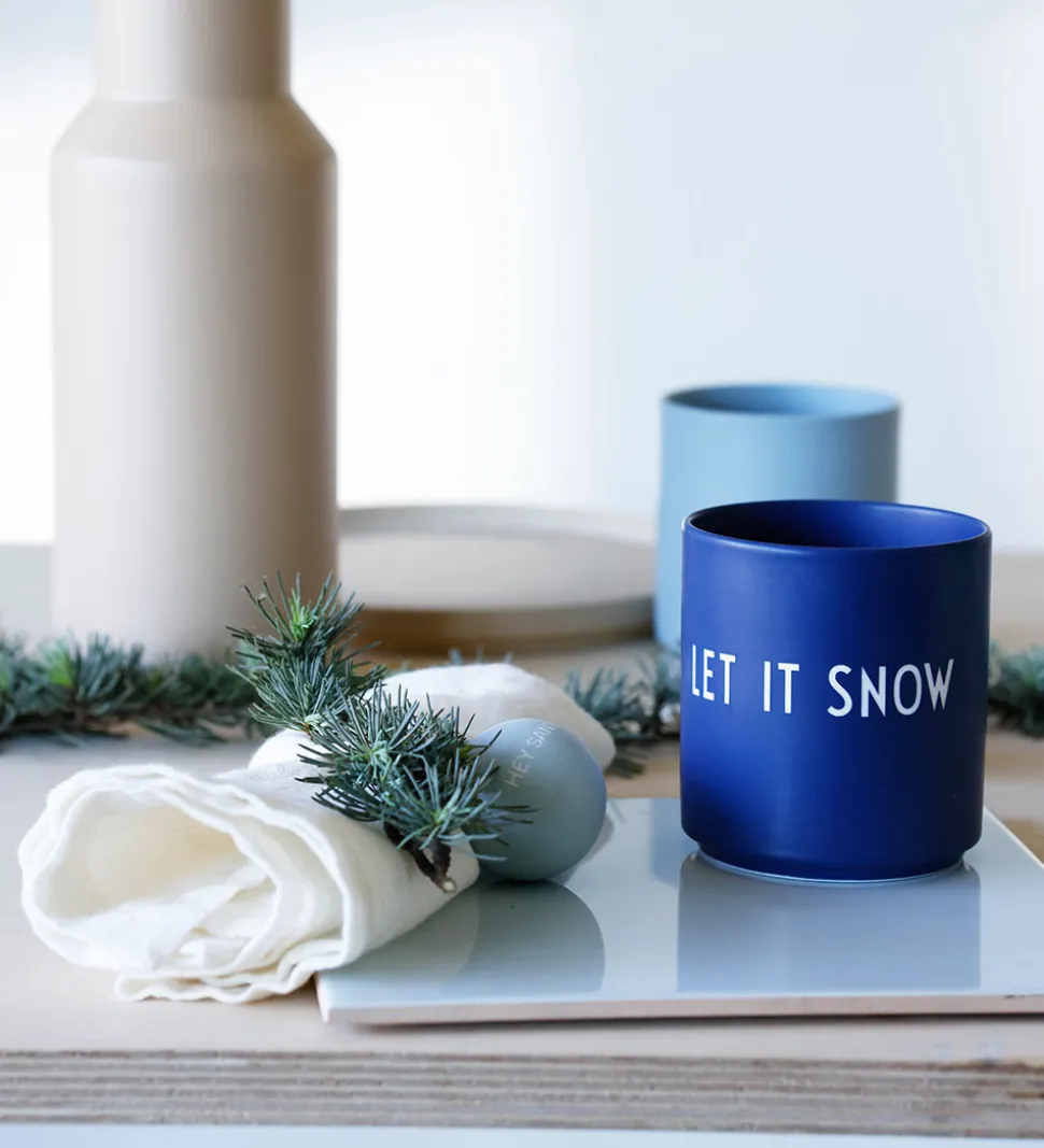 Design Letters Kop - Favourite - Let It Snow - Midnight Blue