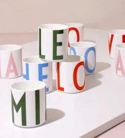 Design Letters Kop - XL Vintage ABC - Happy - Creole Pink