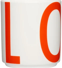 Design Letters Kop - XL Vintage ABC - Love - Cherry Tomato