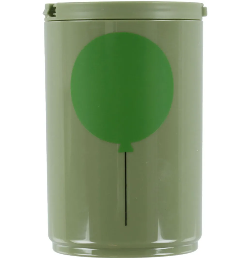 Design Letters Kop m. Sugerør - Travel - 330 ml - Grøn