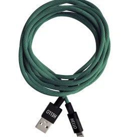 Design Letters Opladerkabel - iPhone - USB-A/Lightning - Grøn