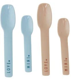 Design Letters Skeer - 4-pak - Mini Favourite - Blå/Beige