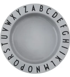 Design Letters Skål - Tritan - 15,5 cm - Eat & Learn - Grå