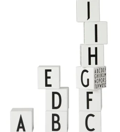 Design Letters Træklodser - A-Z - Hvid m. Alfabet