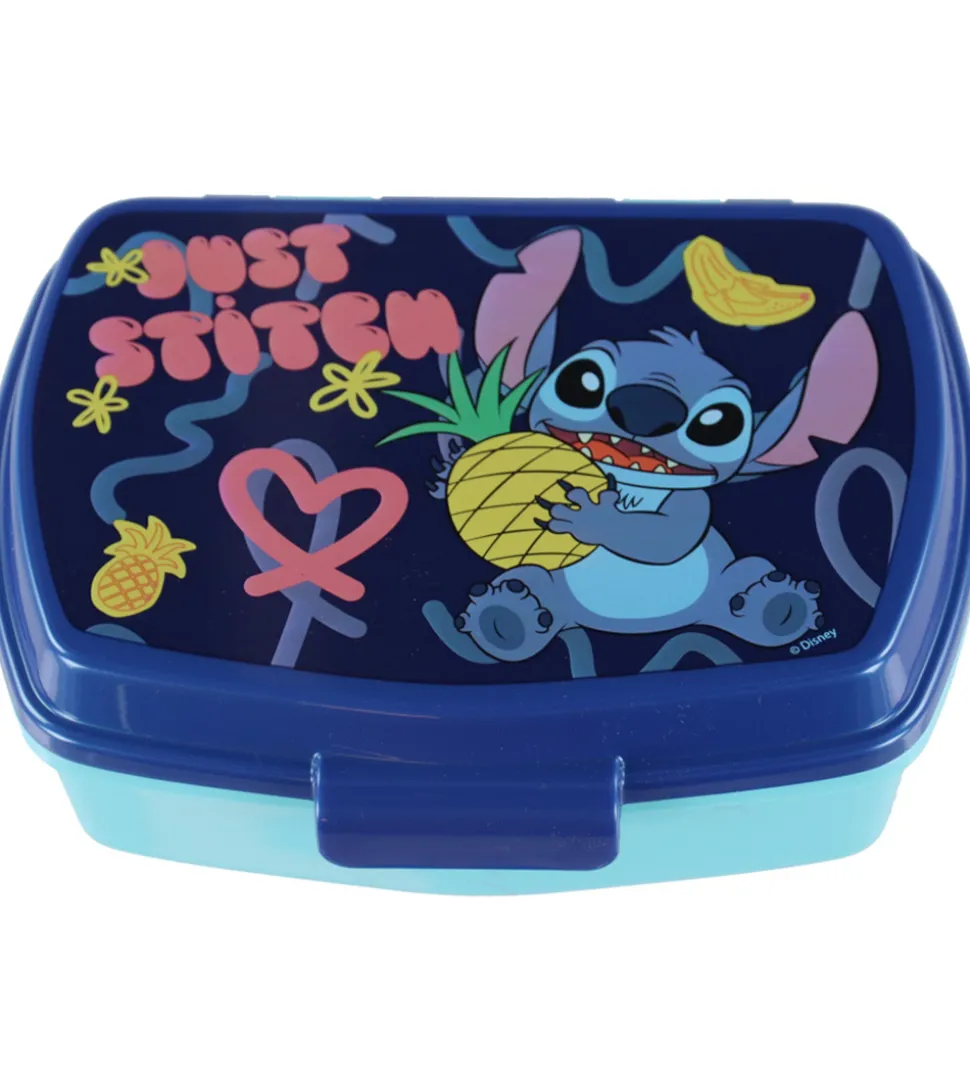 Disney Stitch Madkasse - 13x16 cm - Blå