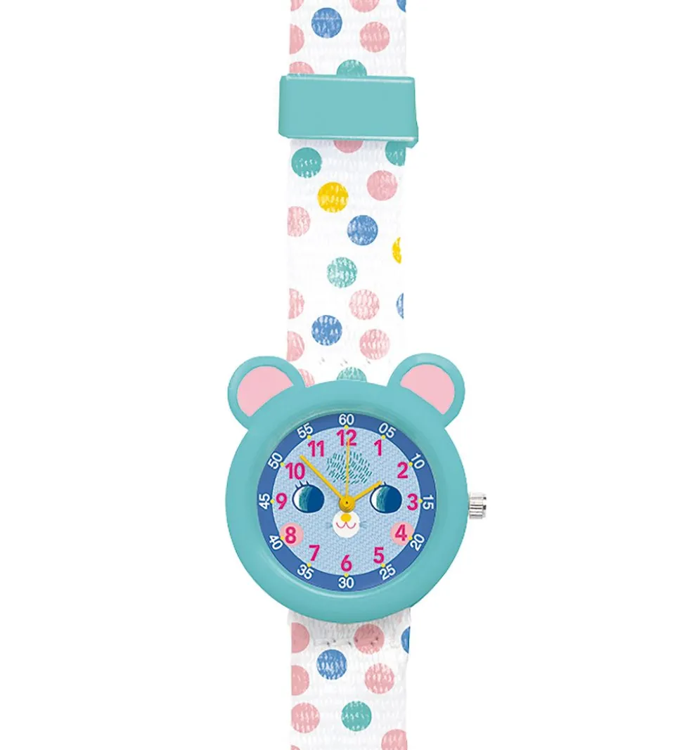 Djeco Armbåndsur - Turkis m. Mus