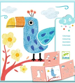 Djeco Farvesæt - 3 Skabeloner