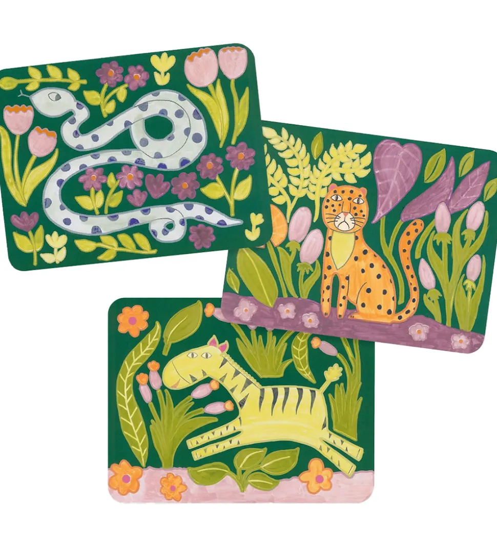 Djeco Farvesæt - Palette Painting - Wild Ones