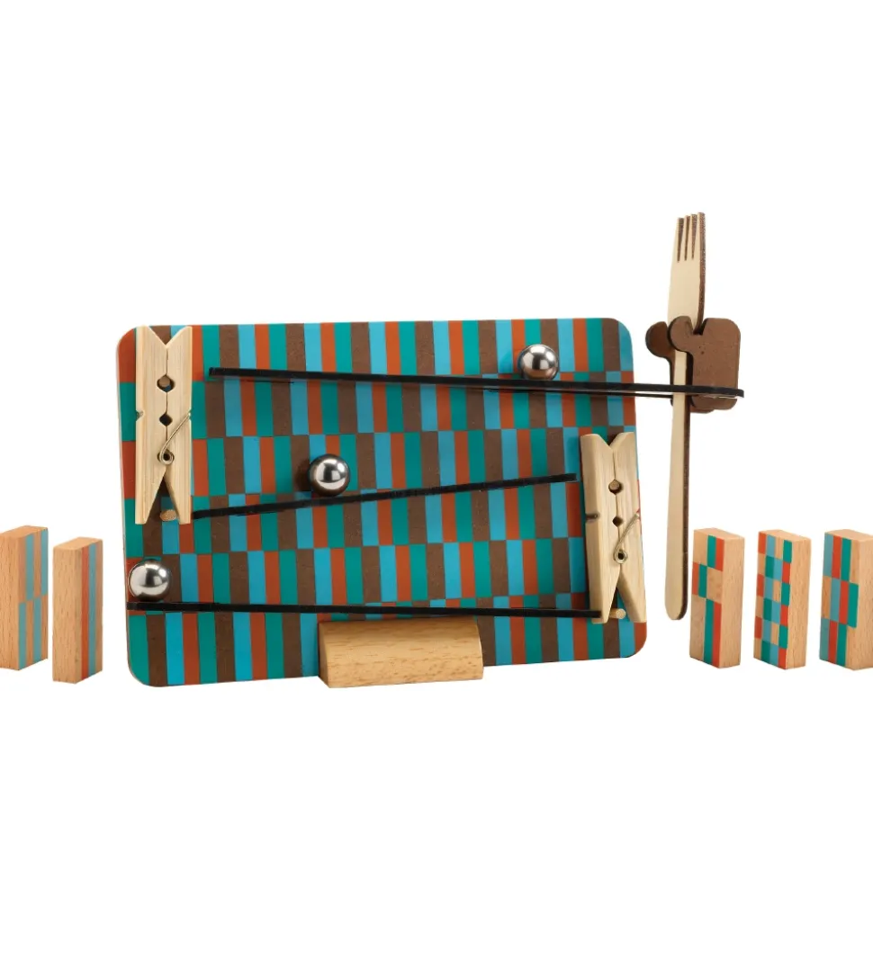 Djeco Kuglebane - Træ - Zig & Go - 14 dele - Fork