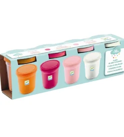 Djeco Modellervoks - 4 stk. - Pastelfarver