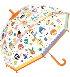 Djeco Paraply til Børn - Ansigter