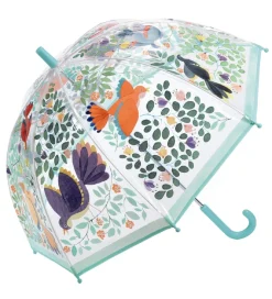 Djeco Paraply til Børn - Blomster & Fugle