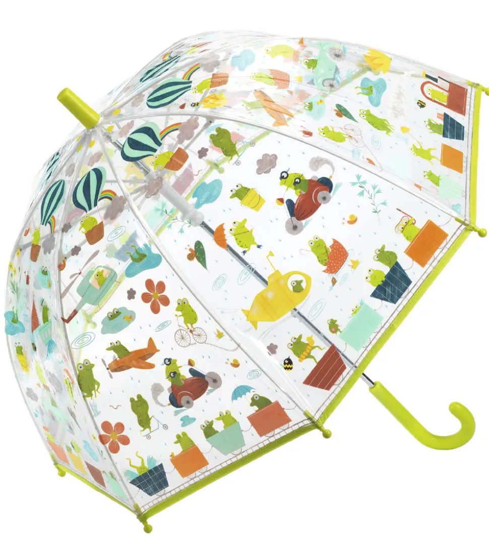 Djeco Paraply til Børn - Frøer