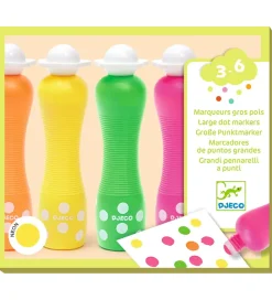 Djeco Prikmarkører - 4 stk. - Neon