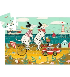 Djeco Puslespil - 24 Brikker - Ollie, The Dalmatian