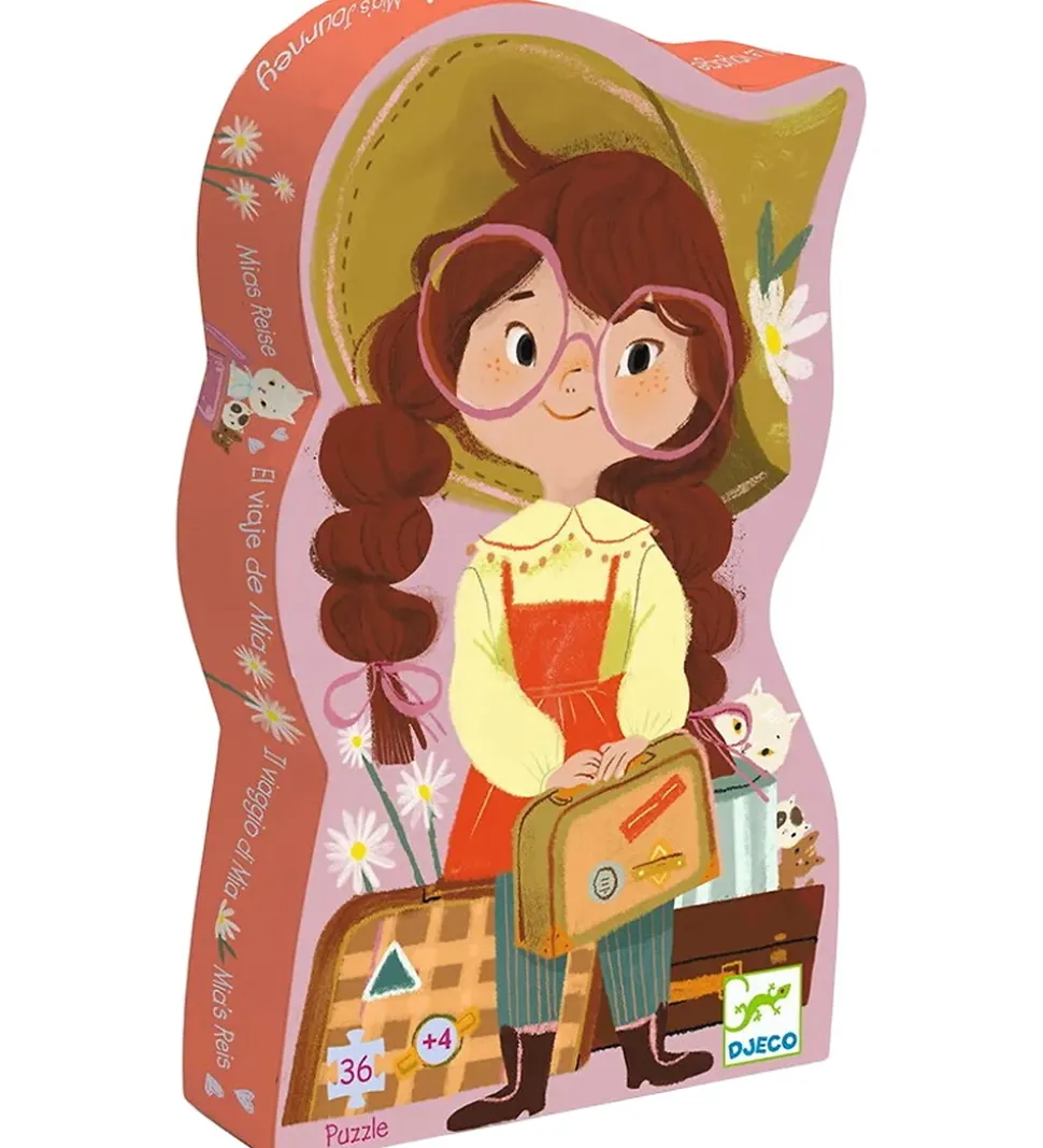 Djeco Puslespil - Mia's Journey - 36 Brikker