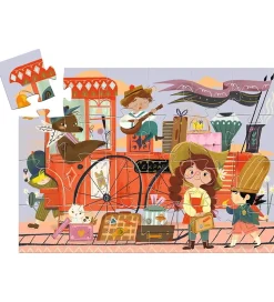 Djeco Puslespil - Mia's Journey - 36 Brikker