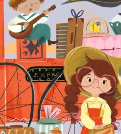 Djeco Puslespil - Mia's Journey - 36 Brikker