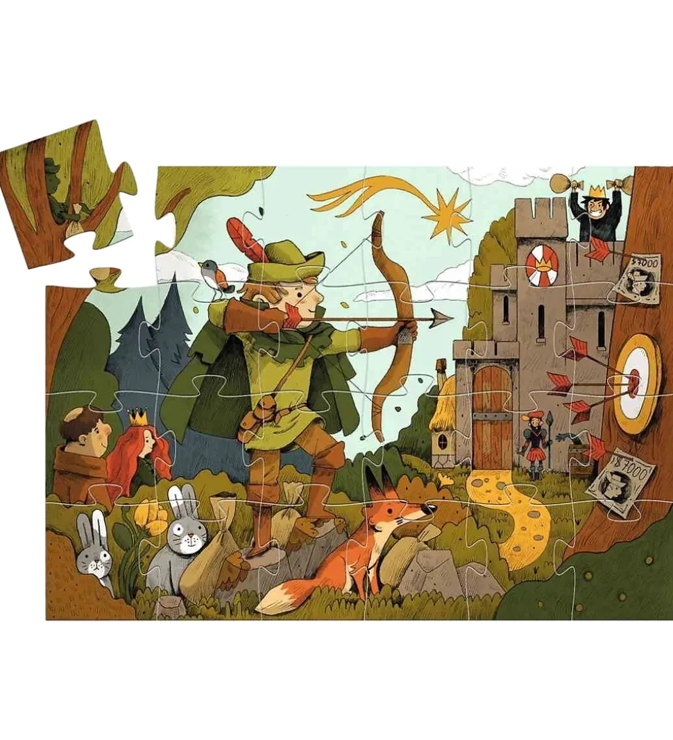 Djeco Puslespil - Robin Hood - 36 Brikker