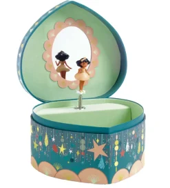 Djeco Smykkeskrin m. Musik - 14,5x8,5x13,5 cm - Happy Party