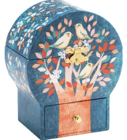 Djeco Smykkeskrin m. Musik - 16,5x13,5x10 cm - Poetisk Træ