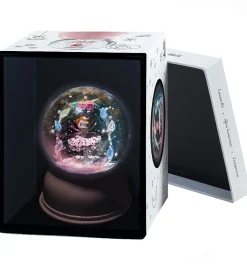 Djeco Snekugle m. Lys - 14 cm - Rosa m. Ballerina