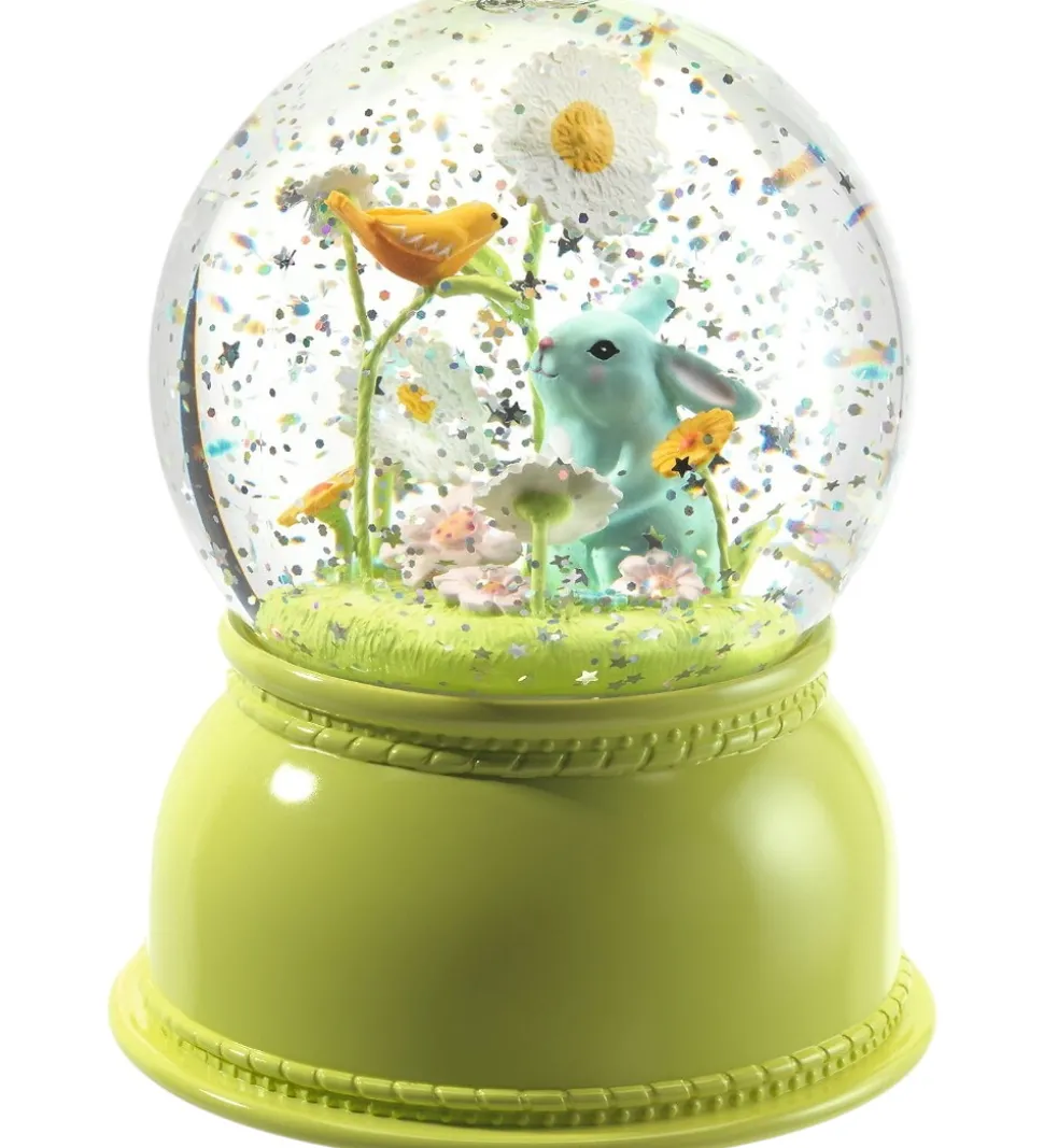 Djeco Snekugle m. Lys - 14 cm - Kanin