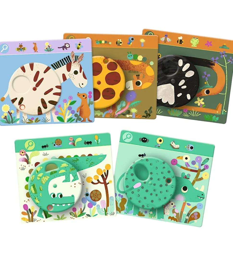 Djeco Spil - Find Og Drej - Obs Savana