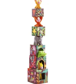 Djeco Stablelegetøj - 10 Dele - Jungledyr