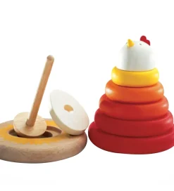 Djeco Stablelegetøj - Høne - Rød/Orange