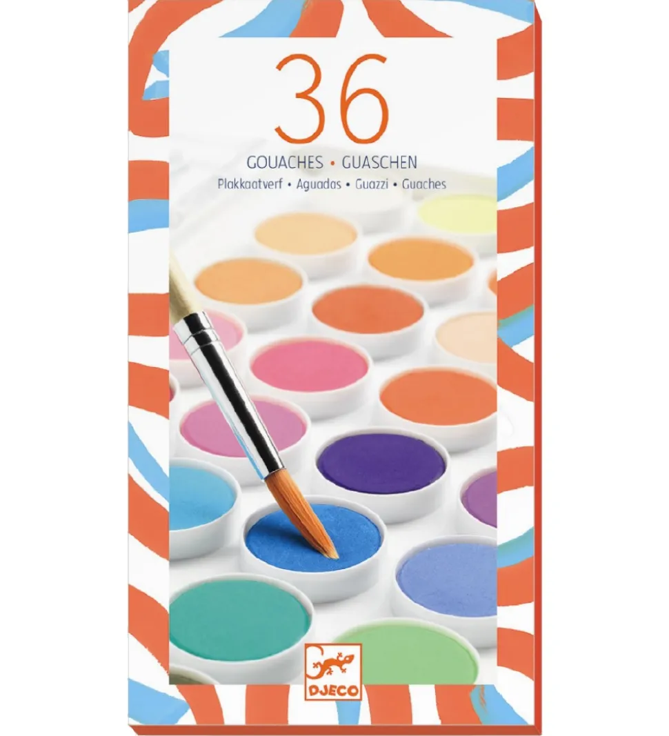 Djeco Vandfarver - 36 Farver