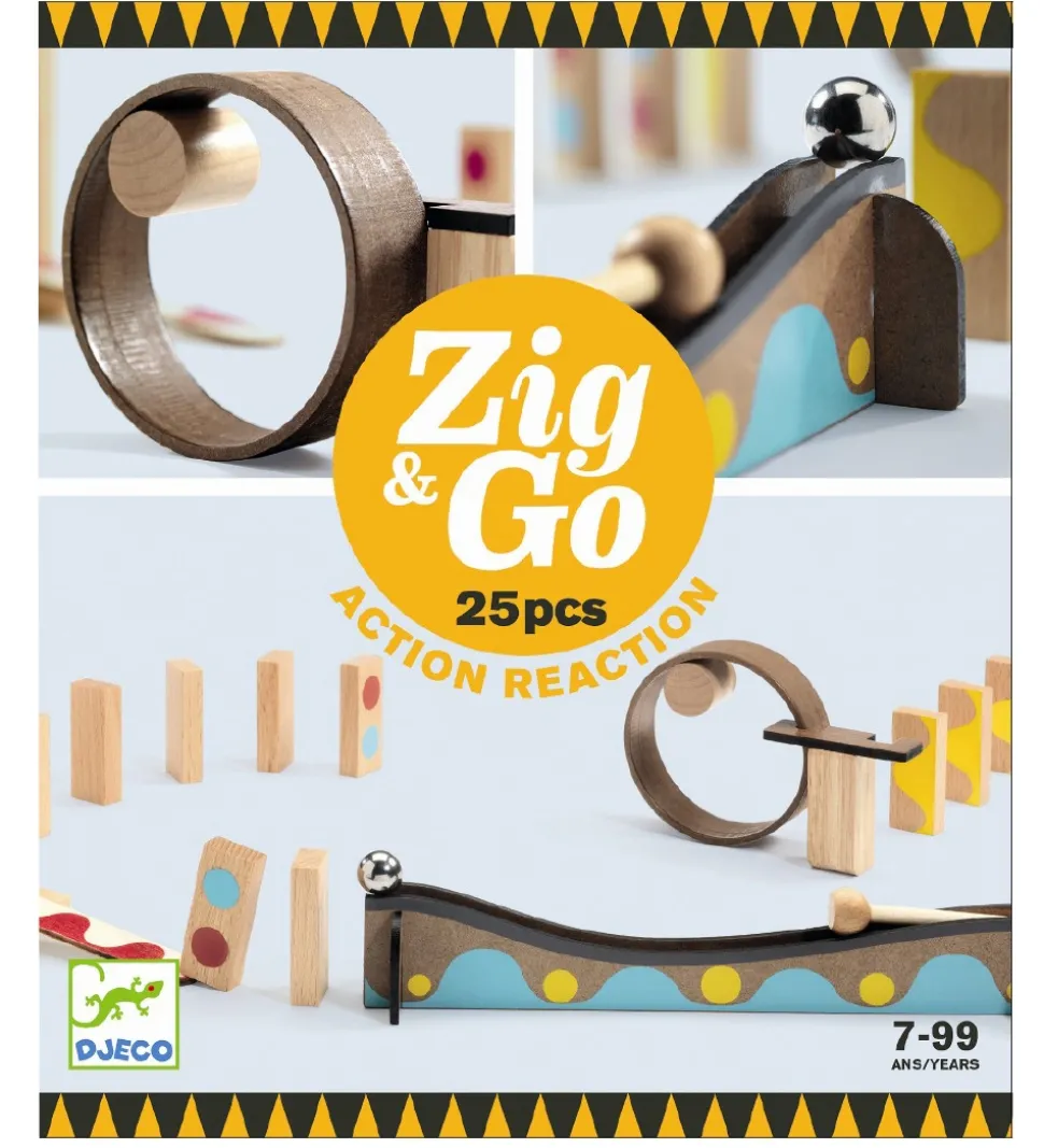 Djeco Zig & Go Bane - 25 dele