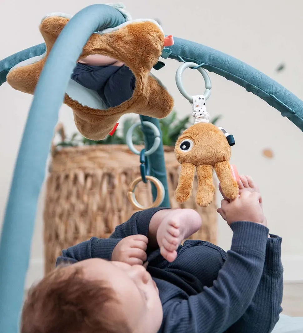 Done By Deer Aktivitetstæppe - Sea Friends - Blå