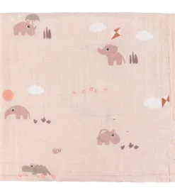 Done By Deer Babysvøb - Musselin - 120x120 cm - Playground - Pow