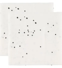 Done By Deer Babysvøb - 120x120 - 2-pak - White Dreamy Dots
