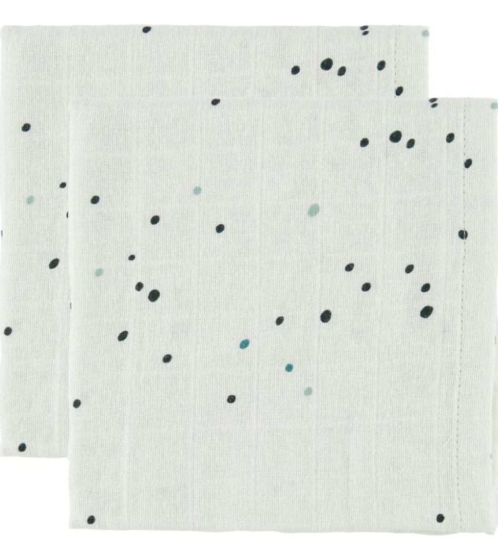 Done By Deer Babysvøb - 120x120 - 2-pak - Blue Dreay Dots