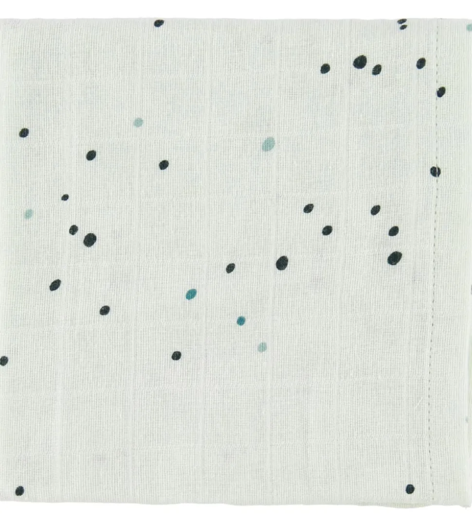 Done By Deer Babysvøb - 120x120 - 2-pak - Blue Dreay Dots