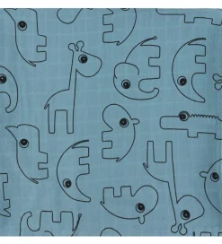 Done by Deer Babysvøb - 120x120 cm - 2-pak - Contour Blue