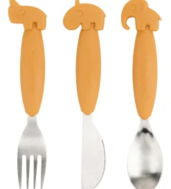 Done by Deer Bestiksæt - 3 Dele - Deer Friends Mustard