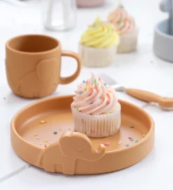 Done by Deer Bestiksæt - 3 Dele - Deer Friends Mustard