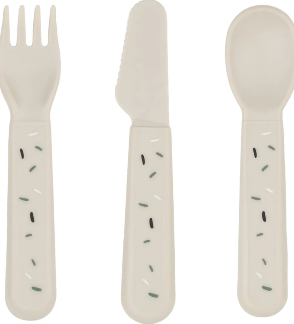 Done By Deer Børnebestik - 3 stk. - Foodie - Confetti Sand