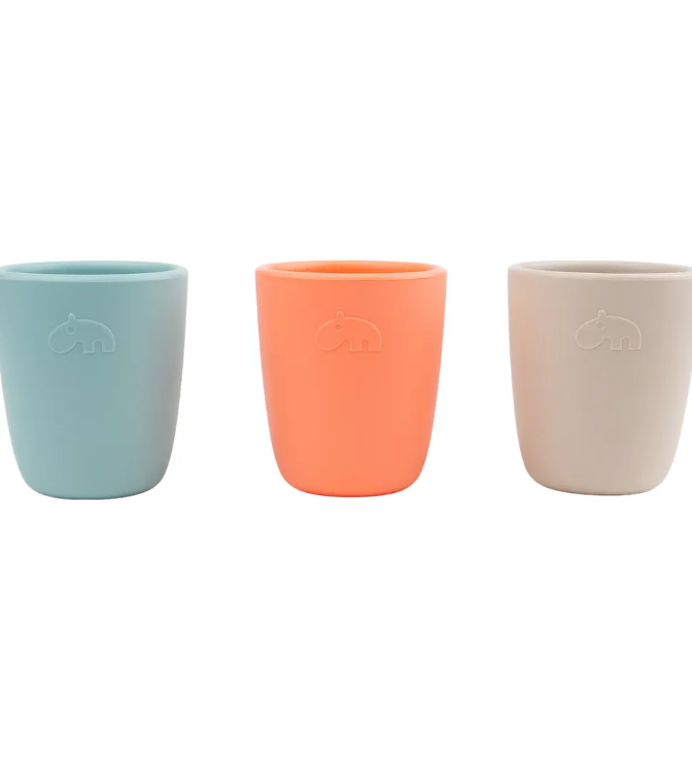 Done by Deer Kopper - Silicone - 3-pak - Coral/Sand/Blue