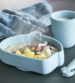 Done By Deer Skål - Stick & Stay - Ozzo - Blå