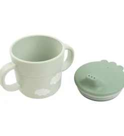 Done By Deer Spisesæt - Foodie - 3 Dele - Happy Clouds Green