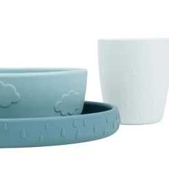 Done by Deer Spisesæt - Silikone - 3 dele - Stick & Stay - Deer