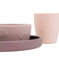 Done by Deer Spisesæt - Silikone - 3 dele - Stick & Stay - Deer