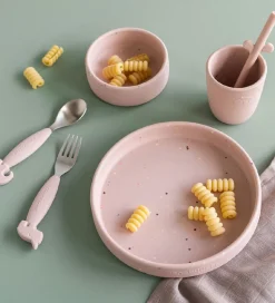 Done By Deer Spisesæt - Silikone - 3 dele - Confetti Powder