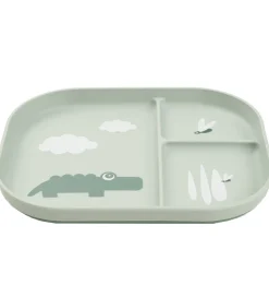 Done by Deer Tallerken - Termoplast - 3 Rum - Croco - Green