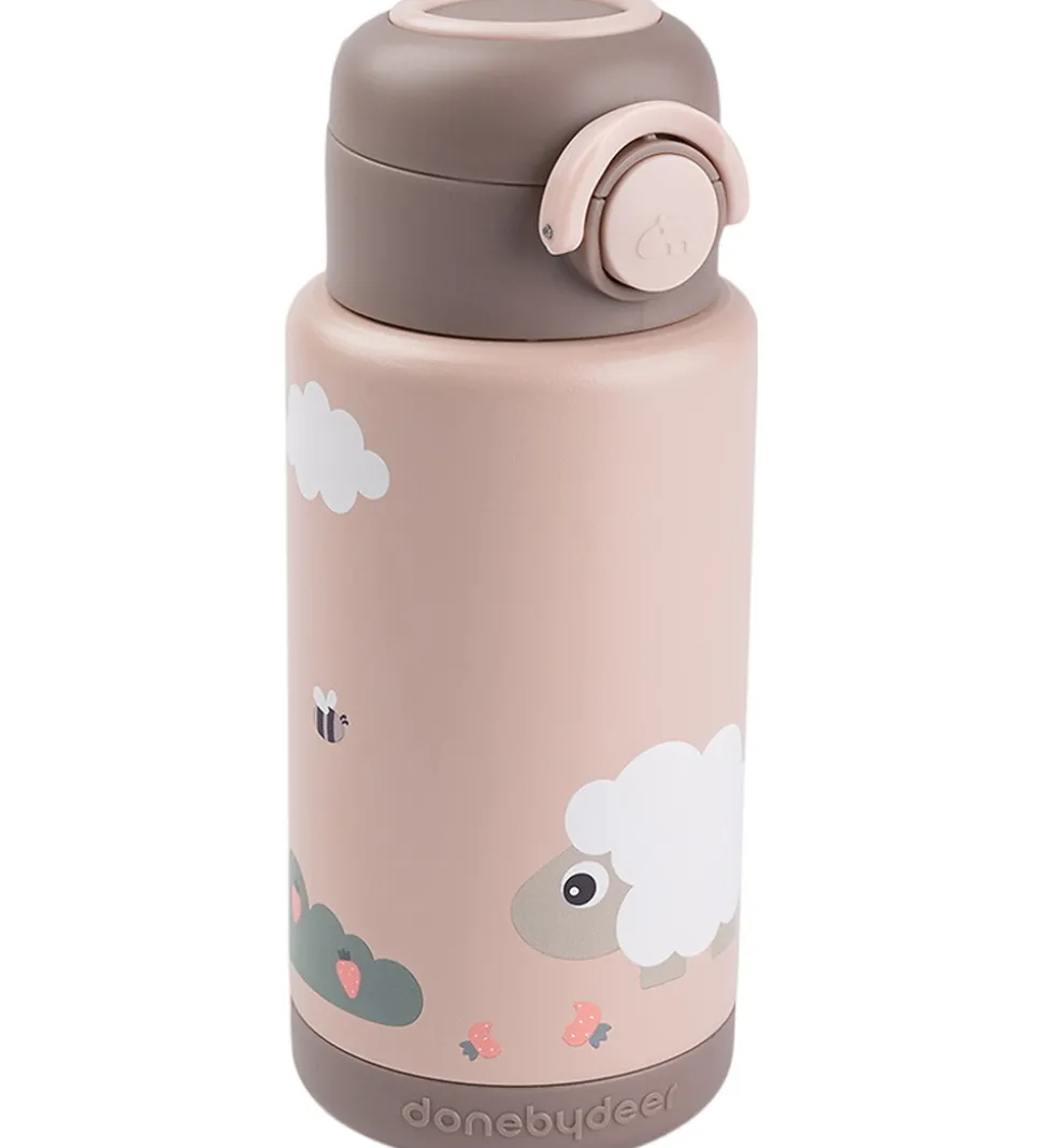 Done by Deer Termoflaske - 340 ml - Tiny Farm - Pudder