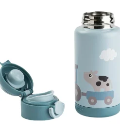 Done by Deer Termoflaske - 340 ml - Tiny Farm - Blå